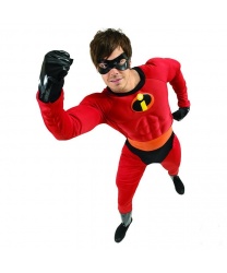 Костюм Mr. Incredible Костюм Mr. IncredibleКостюмы по темам<br>Костюм Mr. Incredible: комбинезон, маска, пояс, перчатки (Германия)<br>
