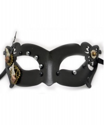Маска Steampunk, черная Маска Steampunk, чернаяМаски<br>Маска Steampunk, черная, пластик, металл, папье-маше (Италия)<br>