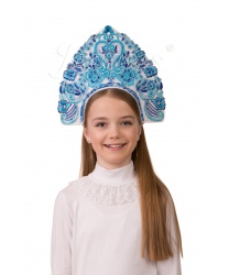 Кокошник Гжель Кокошник ГжельНа голову<br>Кокошник Гжель<br>