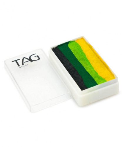 Аквагрим TAG черный, зеленый, желтый, сплит-кейк 30 гр (Австралия)