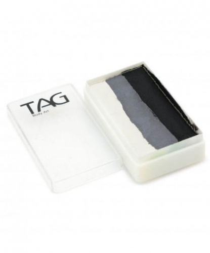 Аквагрим TAG черный, белый, серый, сплит-кейк 30 гр (Австралия)