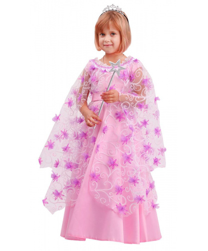 Детский костюм Фея: платье, диадема, палочка (Россия)