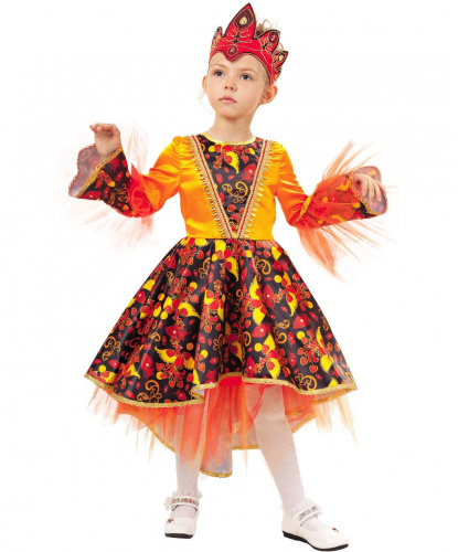 Детский костюм Жар-птица: платье, головной убор (Россия)