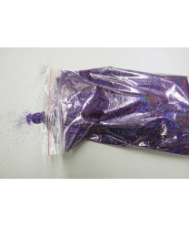 Блестки в пакетике лиловые голографические 50 гр