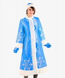Синяя шуба снегурочки