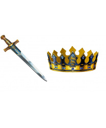 Корона и меч короля "Три льва"