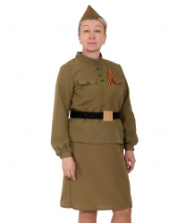 Женский костюм военной