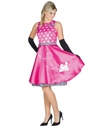 Розовое платье в стиле 50-х: платье (Германия)