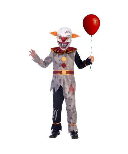 Подростковый костюм адского клоуна: кофта, штаны (Германия)