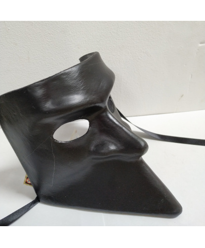 Венецианская маска Bauta черная, папье-маше (Италия)