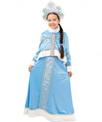 Детский костюм Снегурочки "Танюшка"