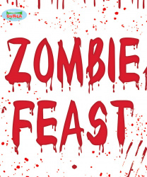 Баннер на Хэллоуин "Zombie Feast"