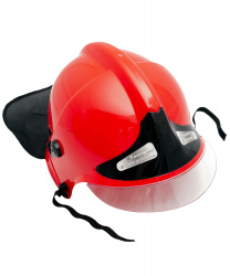 Красный шлем пожарного