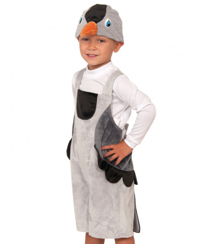 Детский костюм Журавль (плюш): комбинезон, шапочка (Россия)