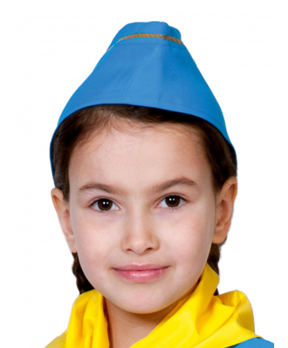 Детская пилотка стюардессы (голубая) (Россия)