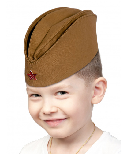 Детская пилотка с металлической звездой (Россия)