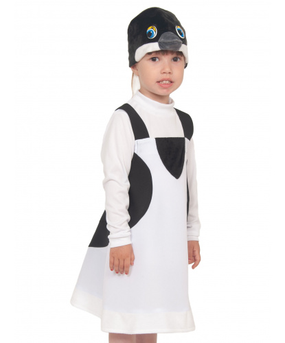 Детский костюм ласточки (ткань-плюш): сарафан, шапочка (Россия)