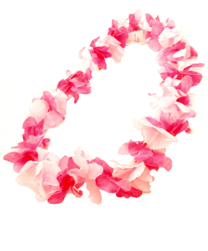 Ярко-розовое гавайское ожерелье (Германия)