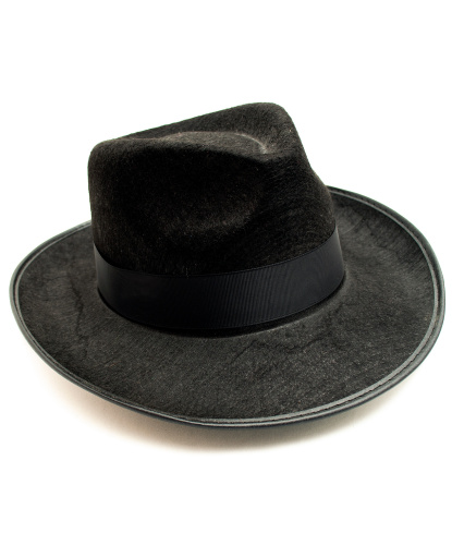 Черная шляпа в стиле 20-х годов (Германия)