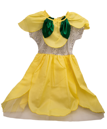 Платье Цветочек, желтое: платье (Польша)