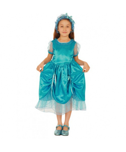 Голубое платье Мальвины: платье, повязка на голову (Россия)