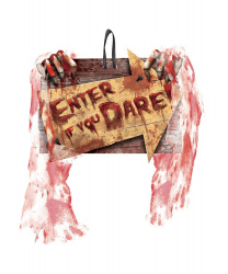 Табличка на дверь "ENTER, if you DARE!"