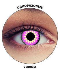 Линзы Glamour violet, однодневные