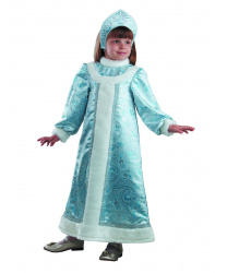 Детский костюм снегурочки шелковый