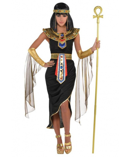 Костюм Египетской императрицы: платье, нарукавники, воротник, пояс, повязка на голову (Германия)