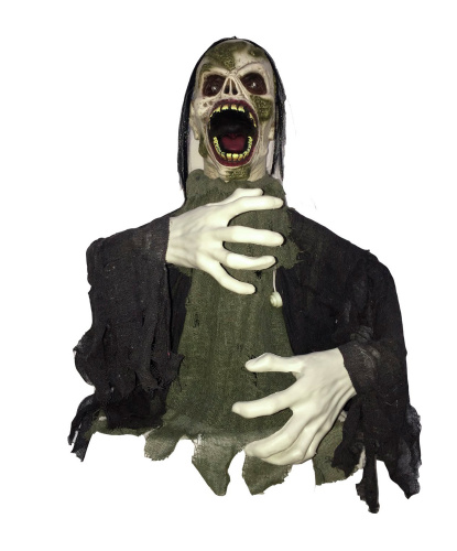 Фигура Зомби на Хэллоуин с эффектами, 105 см