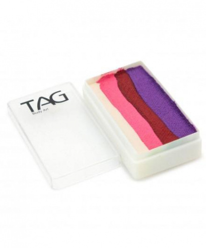 Аквагрим TAG белый, красный, розовый, фиолетовый, сплит-кейк 30 гр (Австралия)