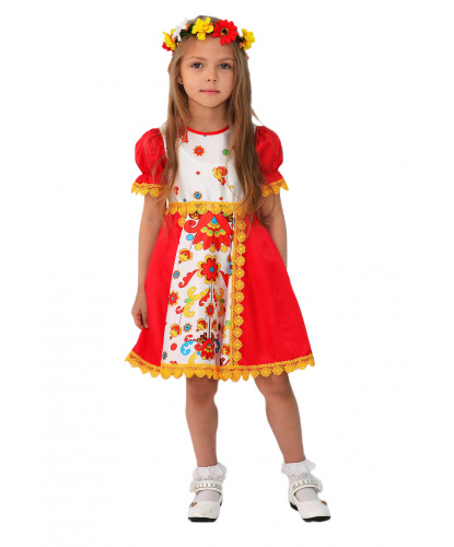Детский костюм Лето: платье, венок (Россия)