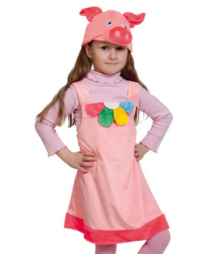 Детский костюм Поросюшка: сарафан, шапочка (Россия)
