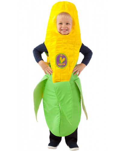 Детский костюм Кукуруза: жилетка с капюшоном (Россия)