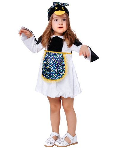 Детский костюм Сорока-Белобока: платье, шапочка (Россия)