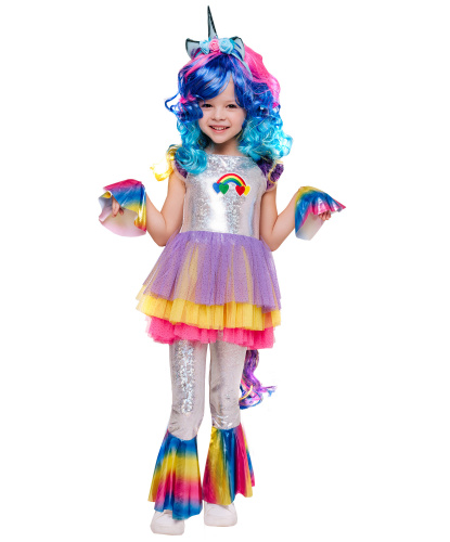 Детский костюм Пони Виви: платье, леггинсы, парик, ободок (Россия)