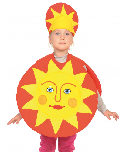 Детский костюм Солнышко: накидка, шапочка (Россия)
