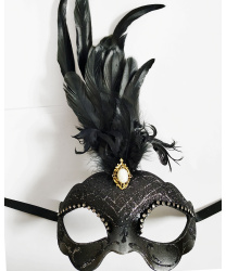 Венецианская серая маска Civetta ciuffo