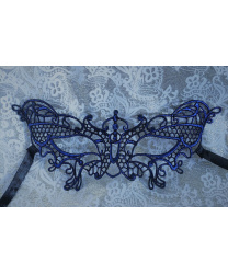 Кружевная маска Filo butterfly, синяя