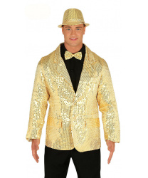 Золотой пиджак с пайетками