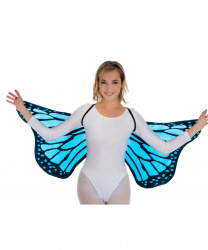 Голубые крылья бабочки