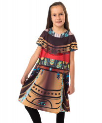 Платье девочки индианки