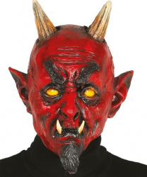 Латексная маска ужасного дьявола