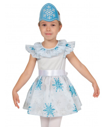 Детский костюм "Снежинка серебряная"