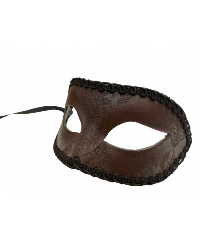 Мужская венецианская маска Arlecchino, папье-маше, тесьма (Италия)