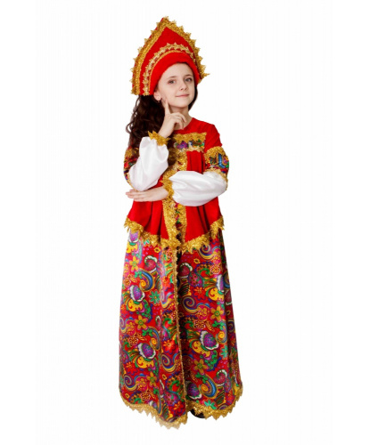 Костюм Боярыня: платье, кокошник (Россия)