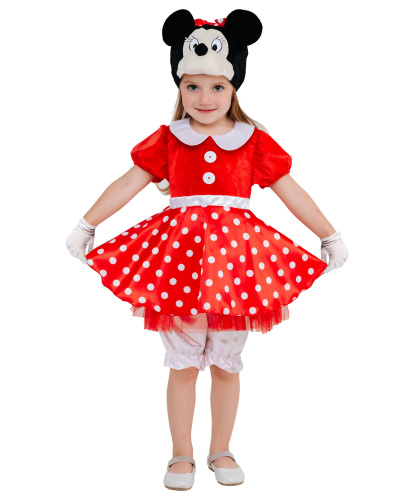 Детский костюм Минни Маус: платье, шапка, панталоны (Россия)