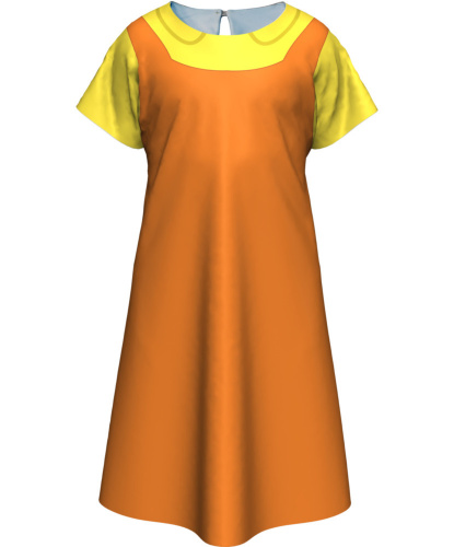 Платье куклы из Игры в кальмара: платье (Россия)