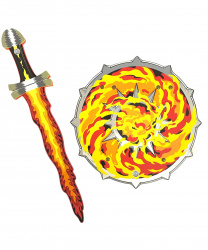 Огненный щит и меч