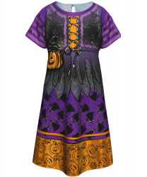 Фиолетовое платье ведьмы